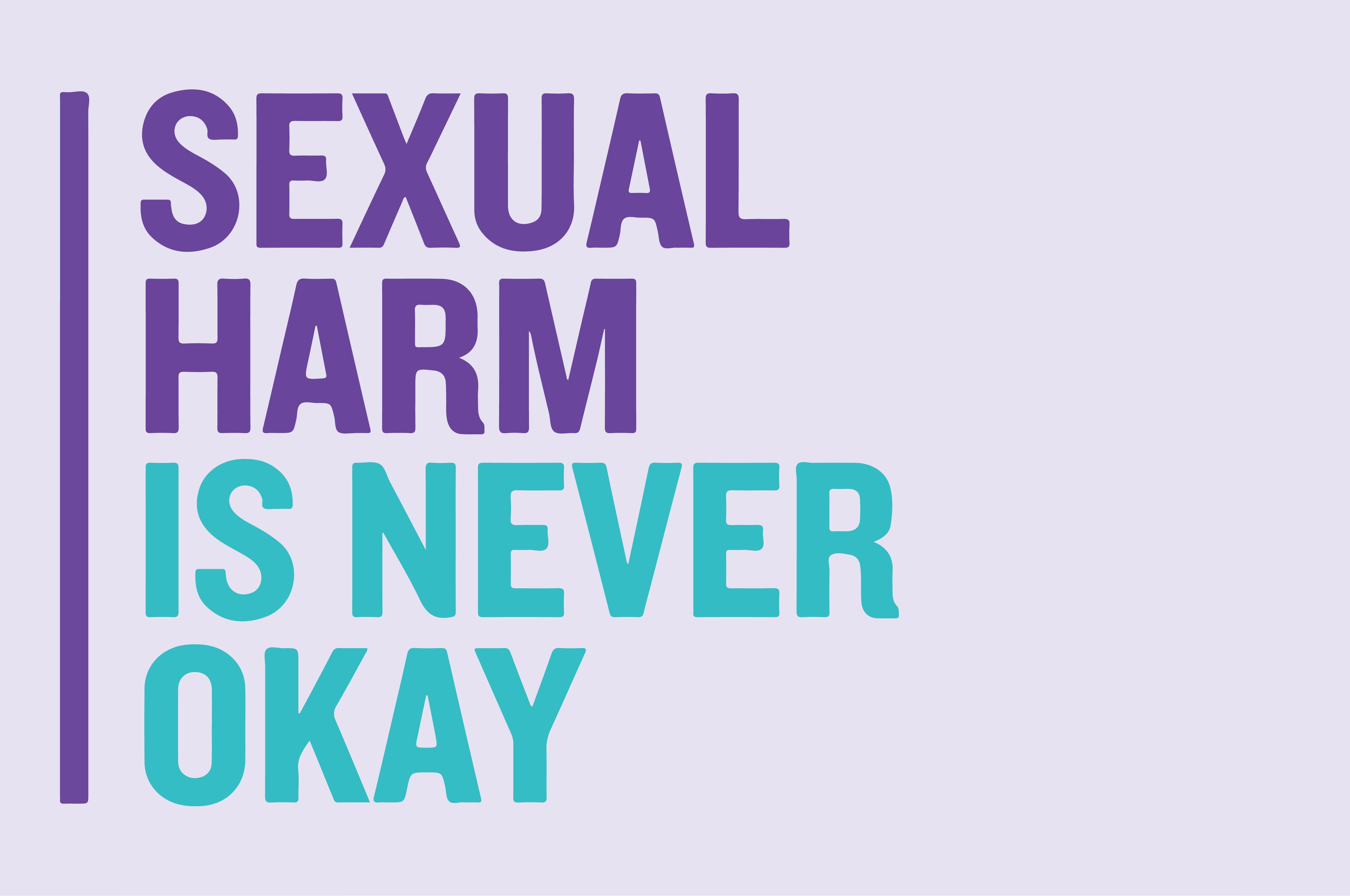Sexual Harm is Never Ok