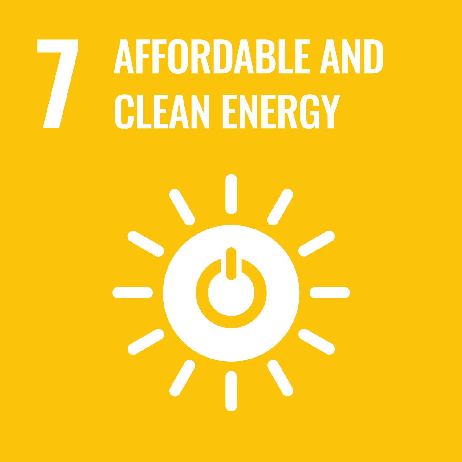 UN sustainability development goal - Affordable and Clean Energy